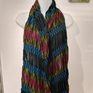 Woman large scarf multicolor